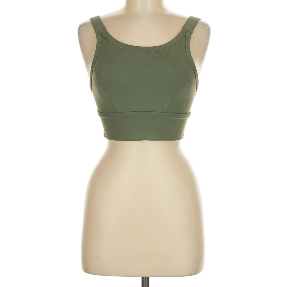 aerie Olive Green Seamless Sports Bralette